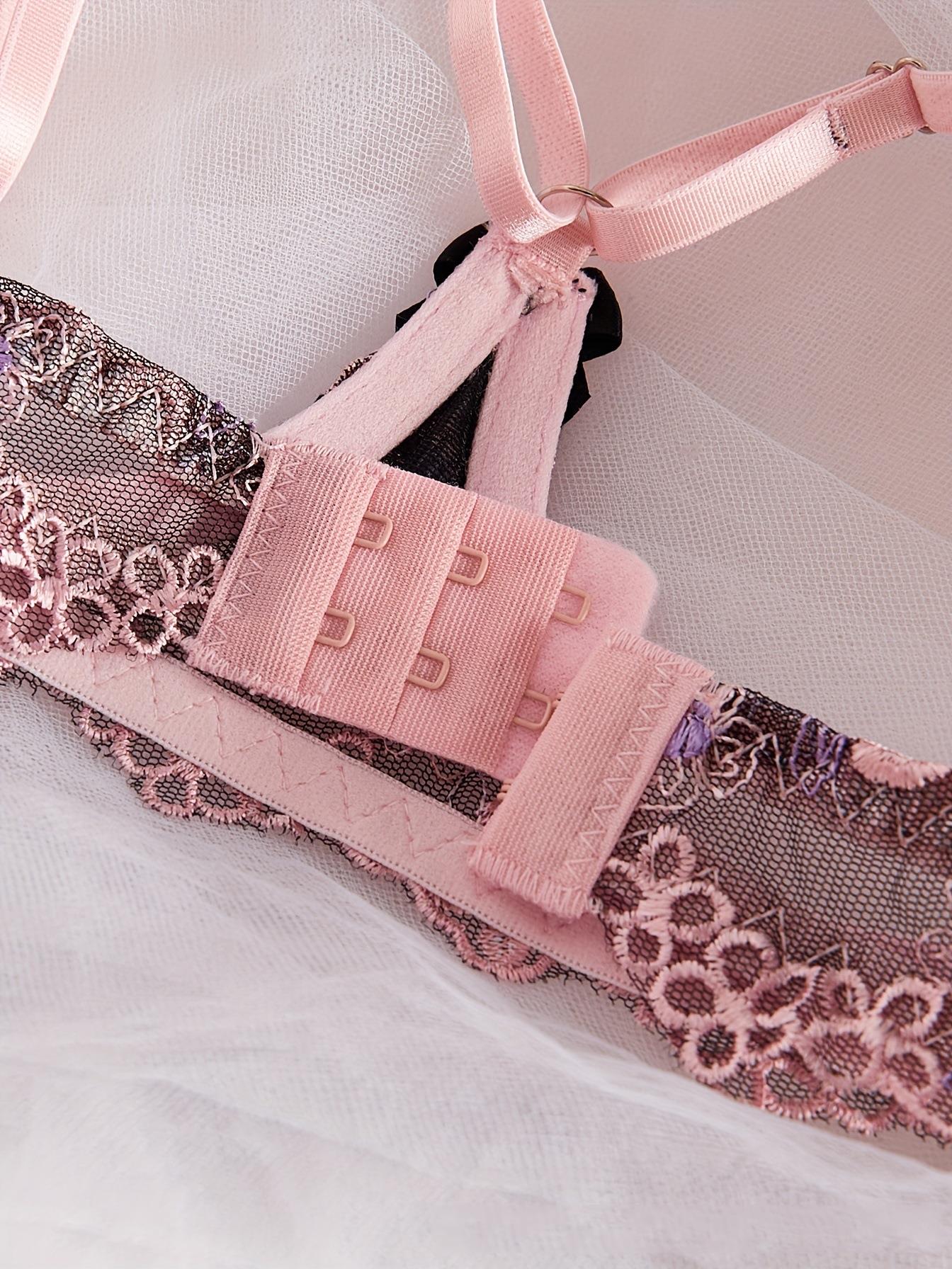 New lace embroidery sexy lingerie design set hollow sexy hot pure desire French high quality hot girl bra