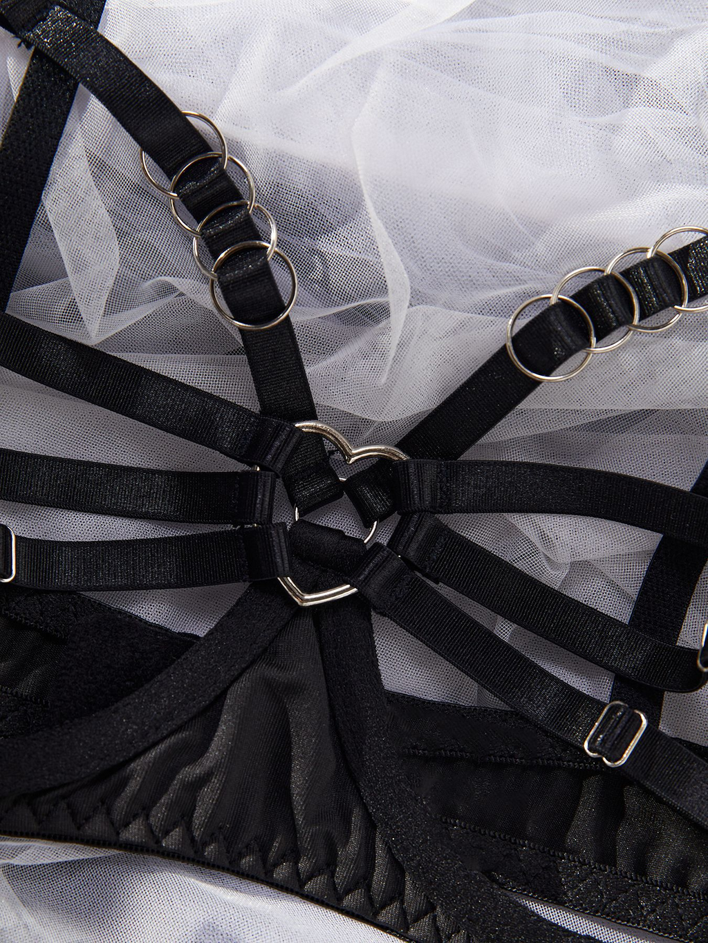 Hot Sexy Hollow-Out Bunny Lingerie Se 5-Piece Role Play Costume for Bold Women