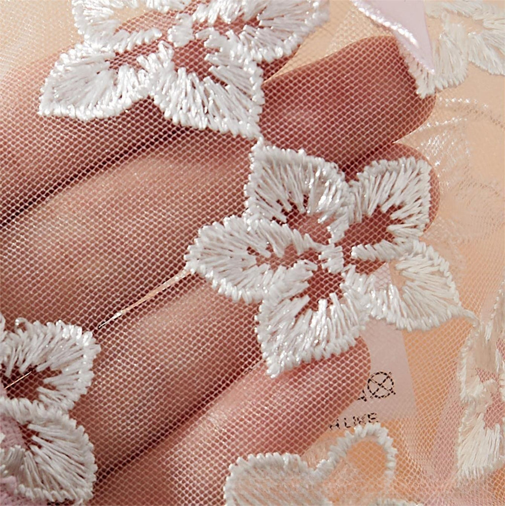 Hot INS Trend French Lace Embroidery Lingerie Set Half Cup Sexy Bra & Panty Set