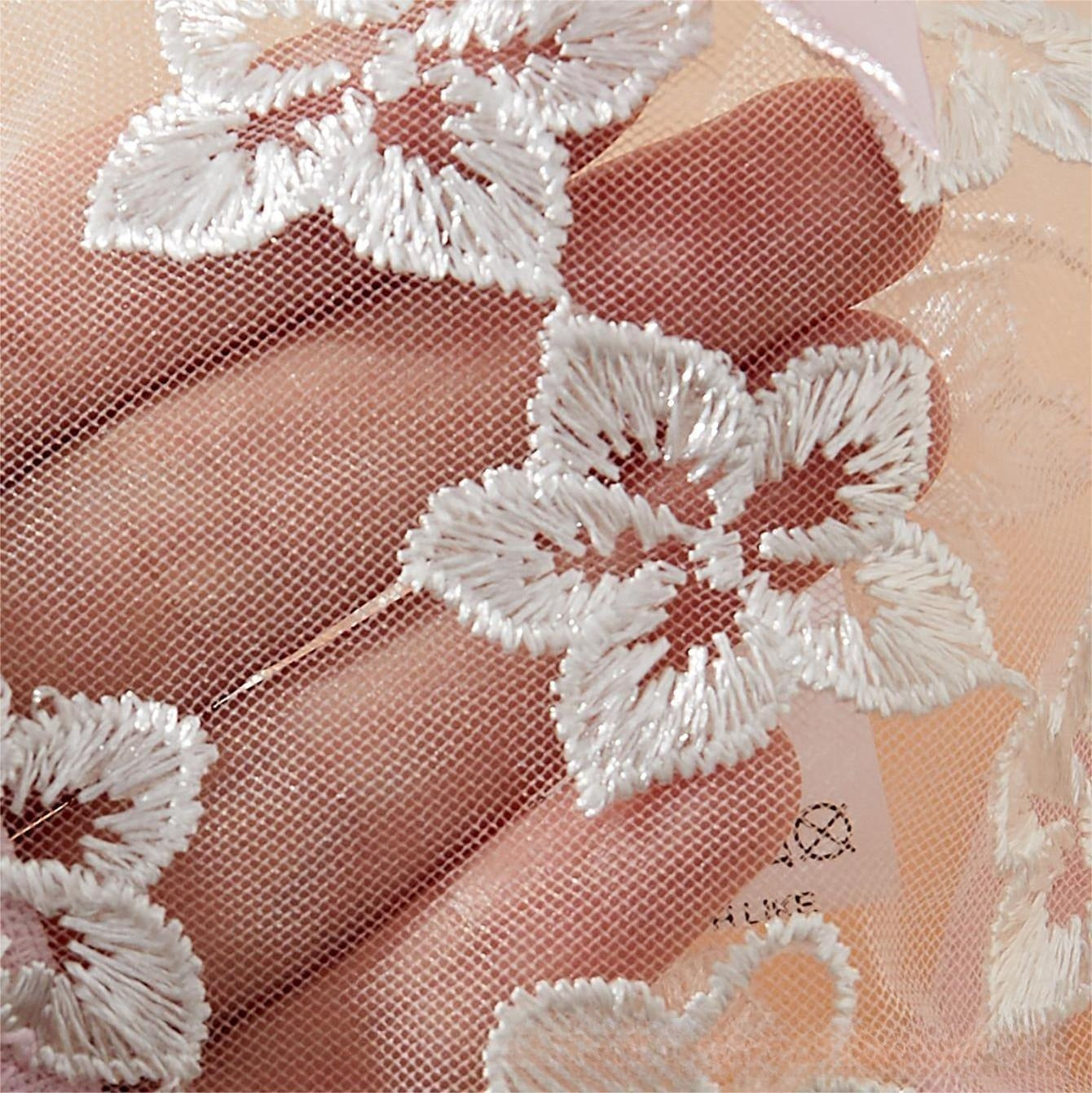 Hot INS Trend French Lace Embroidery Lingerie Set Half Cup Sexy Bra & Panty Set