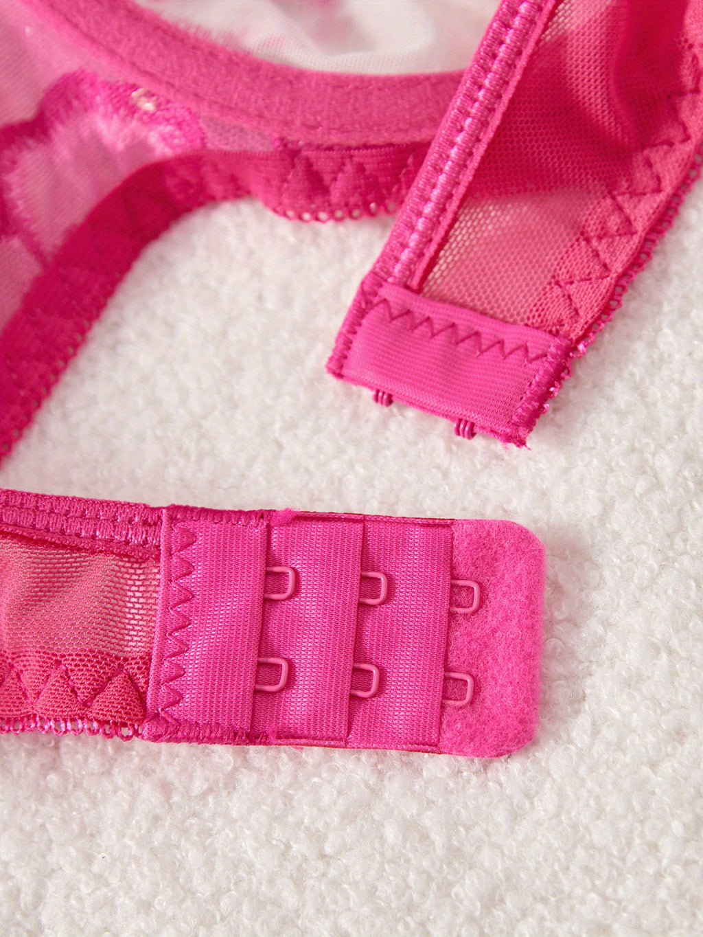 European Style Mesh Lingerie Set Delicate Floral Dress with Thong, Elegant & Sensual Nightwear for Women